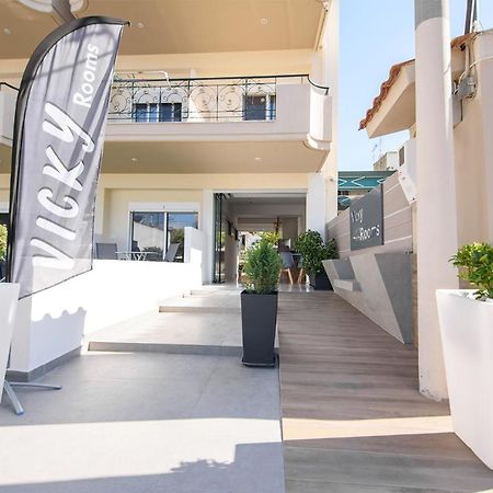 Vicky Rooms Paralia Dionysiou Bagian luar foto