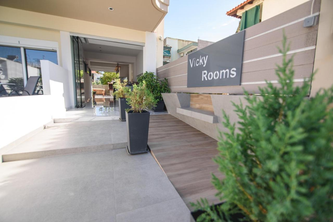 Vicky Rooms Paralia Dionysiou Bagian luar foto